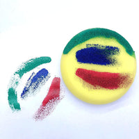 XERGUR 25 esponjas de pintura redondas de 3.0 in para acuarela, manualidades, cerámica, cerámica, pintura facial y hogar - Arteztik
