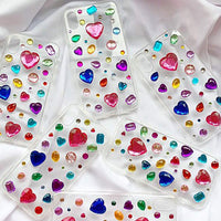 365pcs Joyas PegatinasGem Pegatinas Rhinestone para Artesanías Etiqueta Gemas Autoadhesivas Bling Joyas - Arteztik