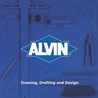 ALVIN 55W-A Rollo de papel ligero de rastreo, blanco, adecuado con tinta, carbón, punta de fieltro, para bocetos o detalles, 12 pulgadas, 20 yardas, núcleo de 1 pulgada
