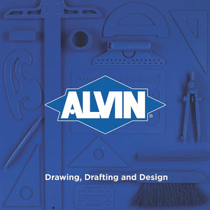 ALVIN 55W-A Rollo de papel ligero de rastreo, blanco, adecuado con tinta, carbón, punta de fieltro, para bocetos o detalles, 12 pulgadas, 20 yardas, núcleo de 1 pulgada
