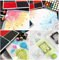 Finger Daubers, 40pcs/Set de Esponja de Dedo Daubers Conjunto de Pintura Esponjas de Dedo con Caja de Almacenamiento para Adultos Niños Estudiantes de Pintura de Tiza Estampado de Tinta de Artesanía de la Tarjeta de Fabricación - Arteztik
