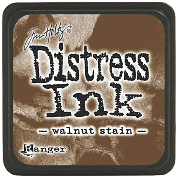 Ranger Tim Holtz Distress – Almohadilla de tinta, Mini, Walnut stain - Arteztik