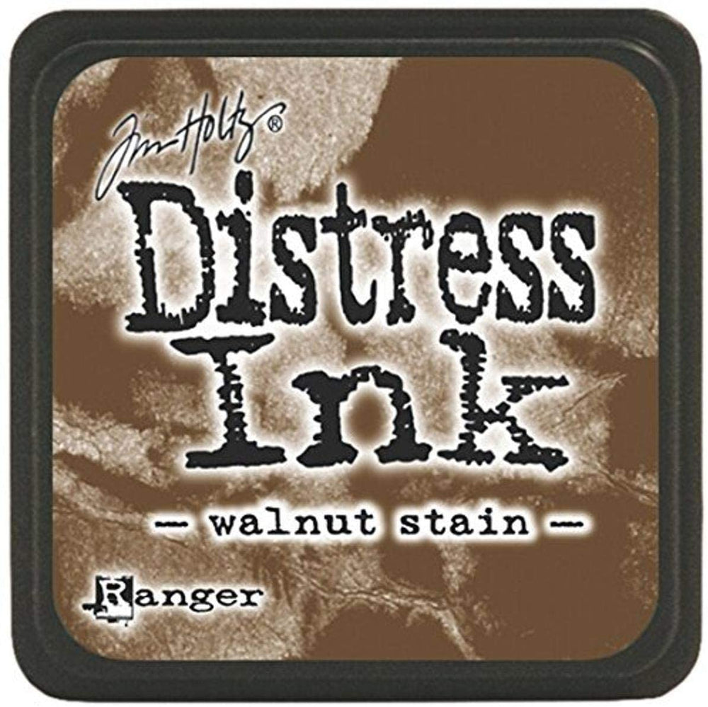 Ranger Tim Holtz Distress – Almohadilla de tinta, Mini, Walnut stain - Arteztik