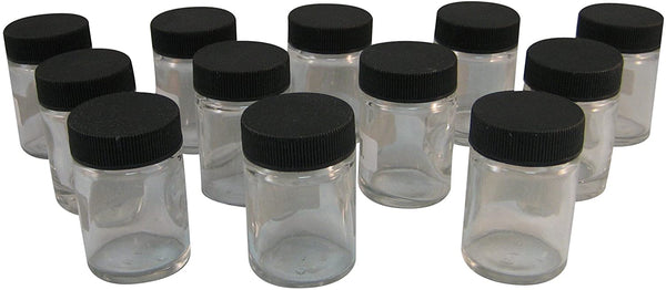 Badger Air-Brush Co. 50 – 0052b 3/4-Ounce Jar y cubierta, Caja de 12 - Arteztik