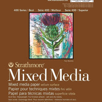 Strathmore (462-106 400 Series Mixed Media Pad, 6"x8", 15 hojas - Arteztik
