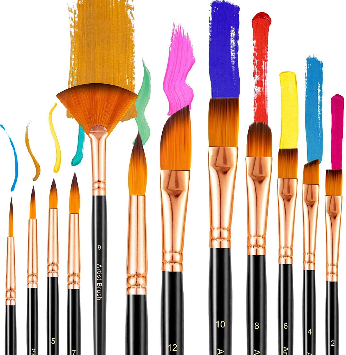 Pinturas Acrílicas Pinceles Para Pintores Profesionales Pinceles