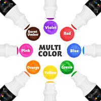 Marcadores de puntos lavables Magicfly, 8 colores no tóxicos para niños, niños pequeños - Arteztik