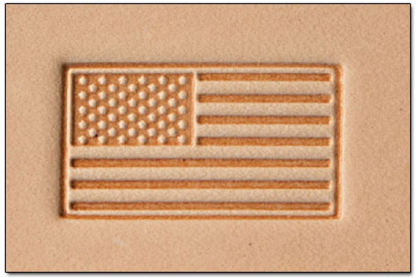 Bandera americana 3d piel Stamping Tool - Arteztik
