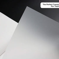 Bellofy - Bloc de papel de rastreo de 100 hojas - Papel translúcido para lápices, marcador y tinta - Trace Images, bocetos, dibujo preliminar, superposiciones - 9 x 12 pulgadas, 25 lb/1.41 oz/m² - Arteztik