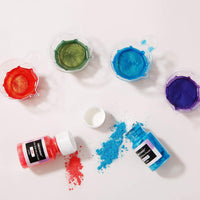 NODDWAY polvo de pigmento metálico de cambio de color en 18 colores, polvo de microperlas finas, tinte de resina epoxi para joyería de resina, fabricación de vasos, bricolaje - Arteztik
