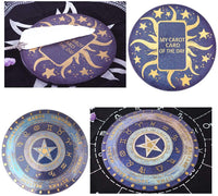 Iriisy - Molde de silicona para placa de astrología (4 unidades, diseño de luna, estrella, tarot y tarot) - Arteztik
