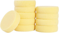 Esponjas sintéticas redondas para pintura y manualidades (3.5 x 1.0 in, amarillo claro, 20 unidades) - Arteztik
