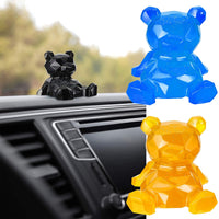 2 piezas de molde de resina de oso epoxi 3D oso moldes de epoxi titular del teléfono molde de silicona en forma de oso molde de resina para manualidades DIY decoración del coche, accesorios de decoración del hogar - Arteztik