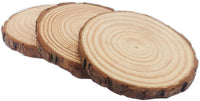 William Craft - Juego de 12 rebanadas de madera natural sin terminar (8,9 a 4.0 in) - Arteztik

