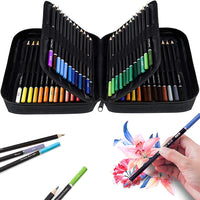 Juego de lápices de 72 colores con estuche con cremallera, lápiz numerado con núcleo suave premium, perfecto para artistas adultos principiantes dibujo artes, bocetos, sombreado, libros de colorear y suministros de arte - Arteztik