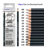 Professional Drawing Sketching Pencil Set - 12 Pieces,SketchingIdeal for Drawing Art, Sketching, Shading, for Beginners &amp,Pro Artists - Arteztik
