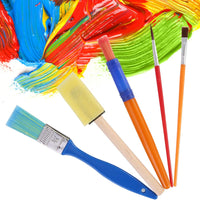 Nuolate2019 - Juego de pinceles de esponja para pintura de niños (42 piezas) - Arteztik
