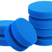 Astarexin - Esponjas de pintura redondas para aplicar esponjas de acuarela, 4 unidades, color azul - Arteztik