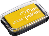 Fstaor - Almohadilla de tinta para sellos de goma, 4 almohadillas de tinta de 2.4 in, color amarillo - Arteztik
