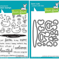 Juego de sellos transparentes para manualidades con diseño de cisne (LF2219, LF2220), paquete de 2 piezas - Arteztik