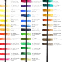 Paul Rubens acuarela pintura, 36 colores x 0.2 fl oz tubos de acuarela con colores vibrantes, ricos pigmentos para acuarela, pintor, estudiantes, principiantes, aficionados, ideal para muchas técnicas de acuarela - Arteztik
