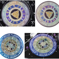 Iriisy - Molde de silicona para placa de astrología (4 unidades, diseño de luna, estrella, tarot y tarot) - Arteztik