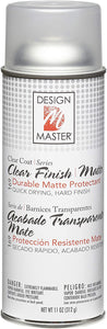 Spray en aerosol para terminaciones de decoración del hogar DM-HDF-169 Design Master, 11 onzas, mate transparente - Arteztik