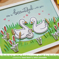 Juego de sellos transparentes para manualidades con diseño de cisne (LF2219, LF2220), paquete de 2 piezas - Arteztik