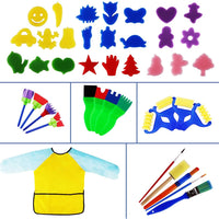 LiteBee Juego de pintura para niños de aprendizaje temprano, 42 piezas, kit de pintura divertido, para niños y niñas - Arteztik