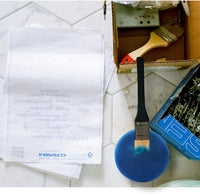 Paquete de 3 esponjas de pintura para pintar azul esponjas sintéticas artistas esponjas acuarelas esponjas para arte y manualidades, arcilla cerámica de limpieza de pared - Arteztik
