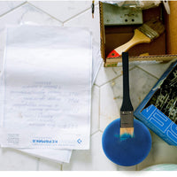 Paquete de 3 esponjas de pintura para pintar azul esponjas sintéticas artistas esponjas acuarelas esponjas para arte y manualidades, arcilla cerámica de limpieza de pared - Arteztik