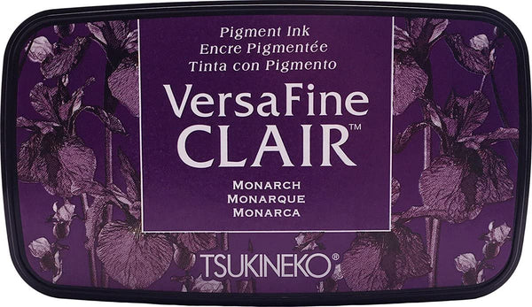 Tsukineko, VersaFine Clair, almohadilla de tinta de tamaño completo, Monarch - Arteztik