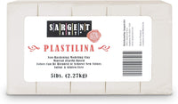 Sargent Art Plastilina arcilla de modelado, 5 libras, color crema - Arteztik
