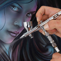 Master Airbrush Precision - Aerógrafo de doble acción para arte gráfico con detalles finos - Arteztik
