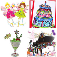 365pcs Joyas PegatinasGem Pegatinas Rhinestone para Artesanías Etiqueta Gemas Autoadhesivas Bling Joyas - Arteztik