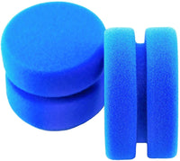 MotBach - Esponja de pintura azul de doble cara para pintura circular, esponjas de acuarela para pintura, manualidades artísticas, 2 unidades - Arteztik
