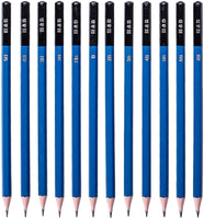 H & B - Juego de lápices de dibujo profesionales, 12 unidades, tamaño mediano (6B - 4H), ideal para dibujar arte, dibujar, sombrear, lápices de artista para principiantes y artistas profesionales - Arteztik
