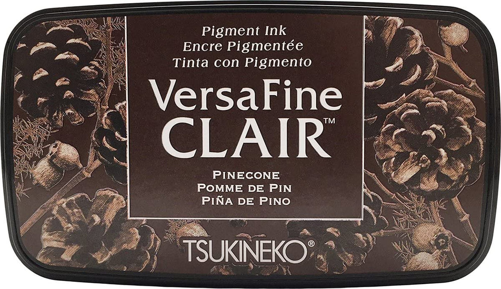 Tsukineko, VersaFine Clair, almohadilla de tinta de tamaño completo, color pino - Arteztik
