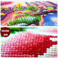 Kit de pintura de diamante para adultos, Benbo 15.8 pulgadas x 11.8 pulgadas DIY taladro completo de cristal 5D pintura de diamante por número kits de punto de cruz bordado de diamantes de imitación manualidades para decoración de la pared del hogar - Arteztik