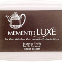 Tsukineko Memento Luxe Mixed Media - Almohadilla de tinta, color marrón - Arteztik