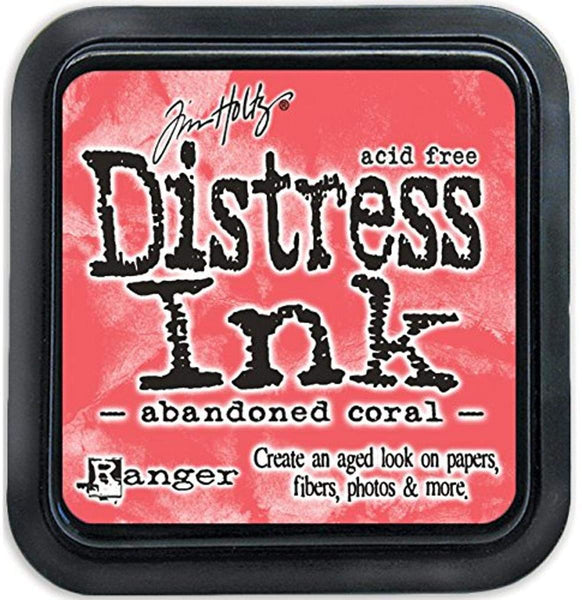 Ranger Tim Holtz February Distress - Almohadilla de tinta, color coral abandonado - Arteztik