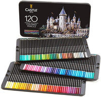 Castle Art Supplies 120 - Juego de lápices de colores - Arteztik
