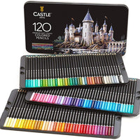 Castle Art Supplies 120 - Juego de lápices de colores - Arteztik