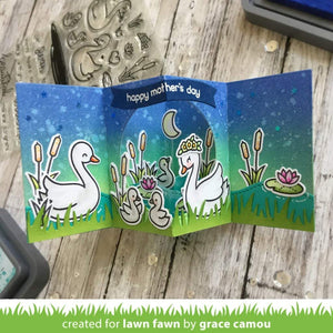 Juego de sellos transparentes para manualidades con diseño de cisne (LF2219, LF2220), paquete de 2 piezas - Arteztik