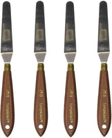 Royal Brush JT-3 Paleta de cuchillo, flexible, acero de alta calidad, tamaño de 3 pulgadas, altura de 1.4 pulgadas, ancho de 0.9 pulgadas, longitud de 8.1 pulgadas - Arteztik
