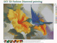 MXJSUA - Kit de pintura de diamante 5D con diamantes de imitación para decoración de pared del hogar, 12.0 x 16.0 in, diseño de colibrí - Arteztik
