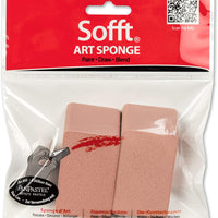Colorfin Sofft Art Esponja, ángulo de plana - Arteztik