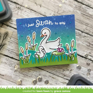Juego de sellos transparentes para manualidades con diseño de cisne (LF2219, LF2220), paquete de 2 piezas - Arteztik