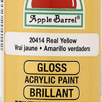 Apple Barrel 20424E Pintura acrílica brillante en varios colores (8 onzas), color azul brillante (gloss real blue) - Arteztik