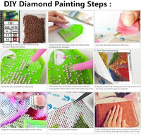 Paquete de pintura de diamante 5D para adultos, pintura de bordado con diamante para decoración de pared en el hogar. - Arteztik
